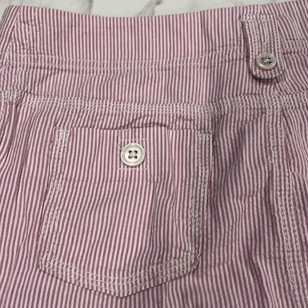 Loft Pink Seersucker Skirt - Picture 5 of 14